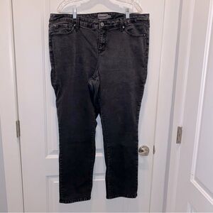 Torrid washed black Boyfriend Straight Vintage Stretch Jeans Size 18R